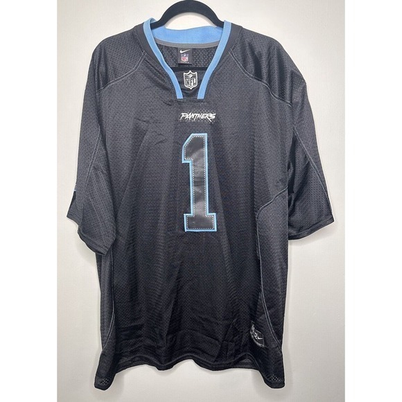 Cam Newton‎ #1 NFL Carolina Panthers Nike Stitched Jersey On-Field Men's 52 - Picture 1 of 16